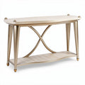 Tavolino console in legno e metallo dorato dimensioni 120 x 40 x 75cm